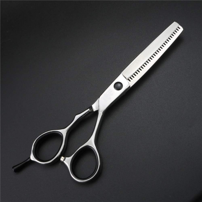 Set foarfeca tuns si foarfeca filat · Sword Cut · 10 piese ·  clipsuri metalice · pieptan carbon · husa depozitare · pelerina tuns · pamatuf frizerie · brici pentru filat parul. [2]