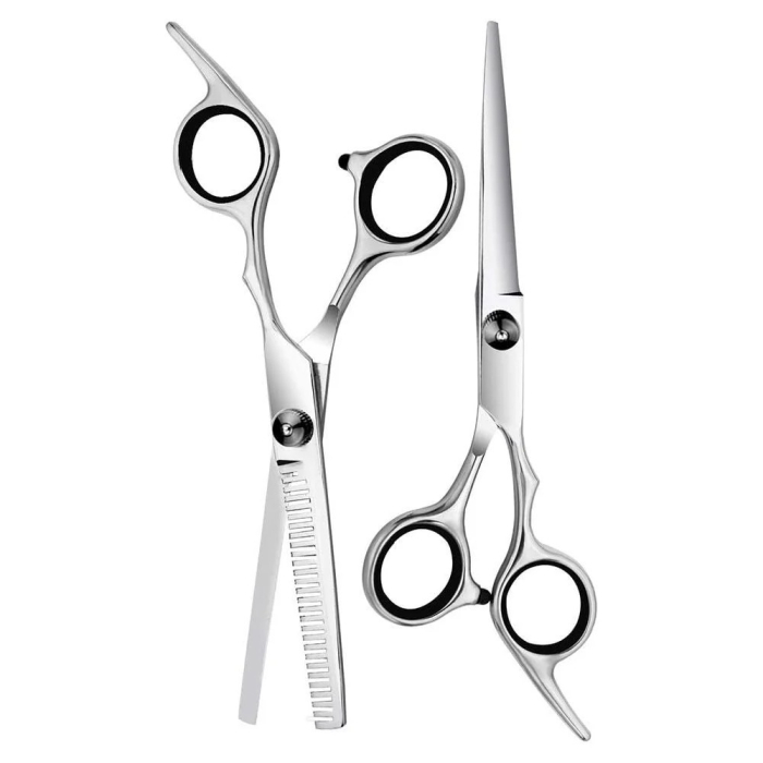 Set foarfeci frizerie - Foarfeca tuns cu foarfeca filat, marime 6 inch, Ardette [7]