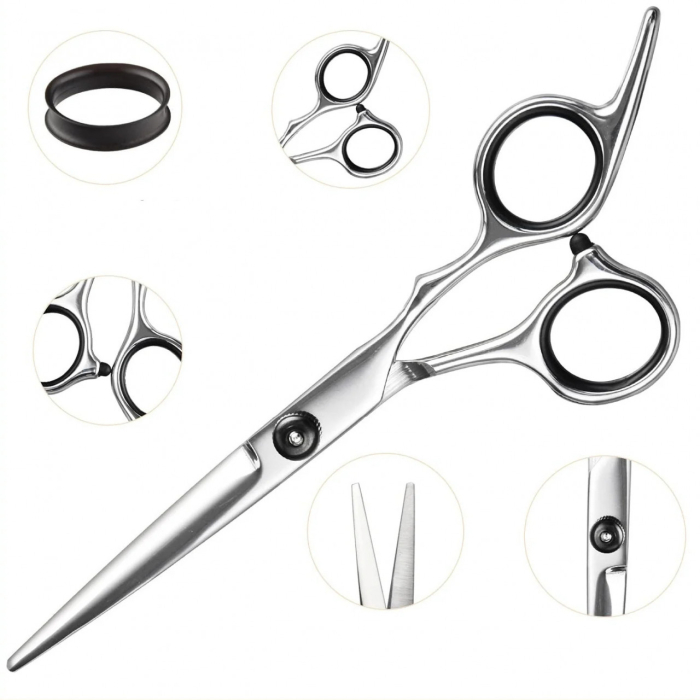 Set foarfeci frizerie - Foarfeca tuns cu foarfeca filat, marime 6 inch, Ardette [8]