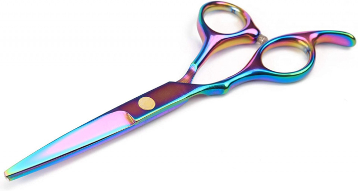 Set frizerie Ardette, Kids03, cu foarfeca de tuns si filat, pelerina tuns, pulverizator si 10 piepteni pentru copii [6]
