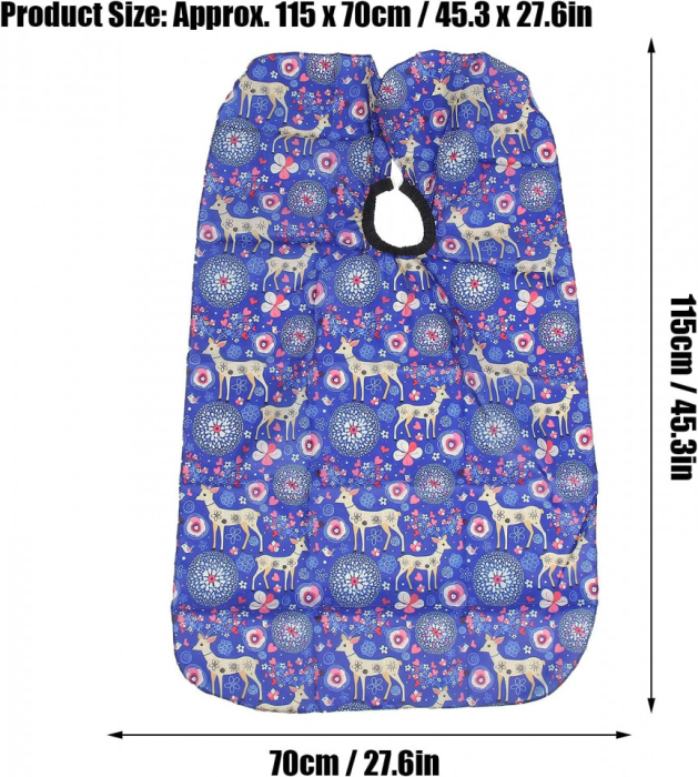 Set frizerie Ardette, Kids03, cu foarfeca de tuns si filat, pelerina tuns, pulverizator si 10 piepteni pentru copii [3]