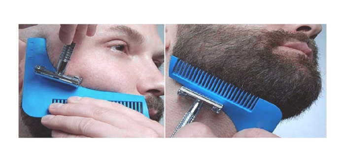 Set frizerie barber shop Supreme cu foarfeca de tuns Henbor pulverizator Whisky pelerina cu dungi [6]