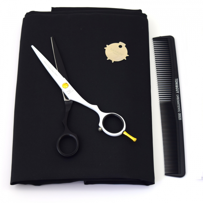 Set frizerie cu forfeca tuns Golden Line Black&White [3]
