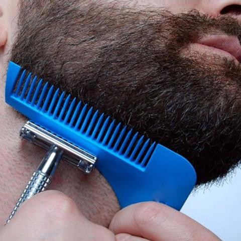 Set ingrijire barba pentru barbati brici manta pamatuf pieptene Fabios [2]