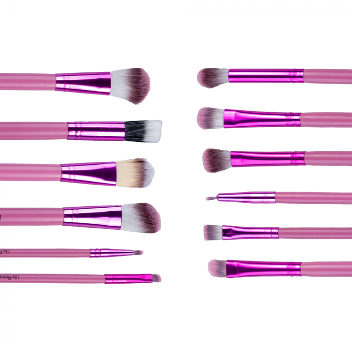 Set pensule machiaj 12 buc, Sweet Pink [2]
