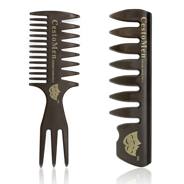 Set pentru ingrijire barbati BarberPro cu brici clasic metalic pamatuf piepteni perie barba [3]