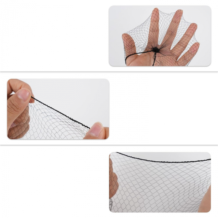 Set plasa pentru coc · 50 buc · negru [4]