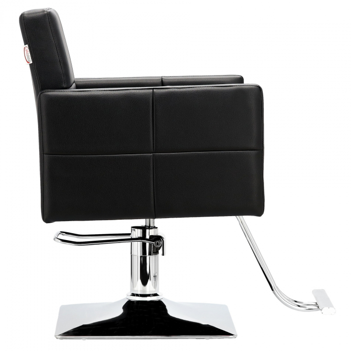 Set Scaun coafor cu scafa frizerie, oglinda Led 170x70cm si ucenic, Negru [3]