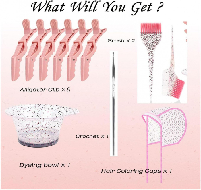 Set vopsit parul profesional, 6 piese [3]