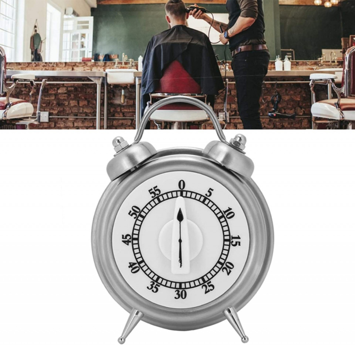 Timer ceas retro pentru frizerie, salon barber shop, bucatarie, 60min maxim [4]