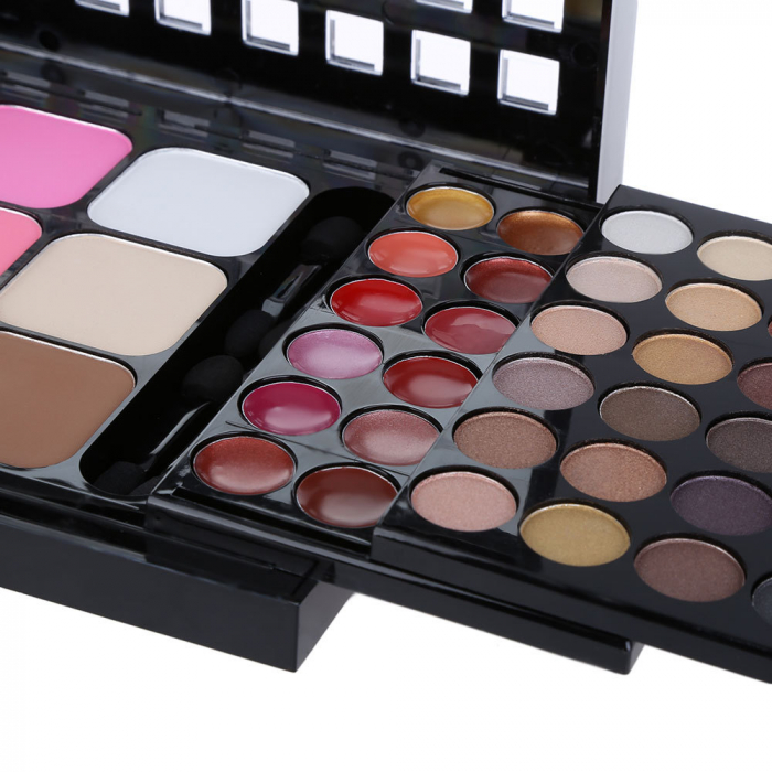 Trusa machiaj 78 nuante, farduri ochi, blush, ruj si concealer [6]
