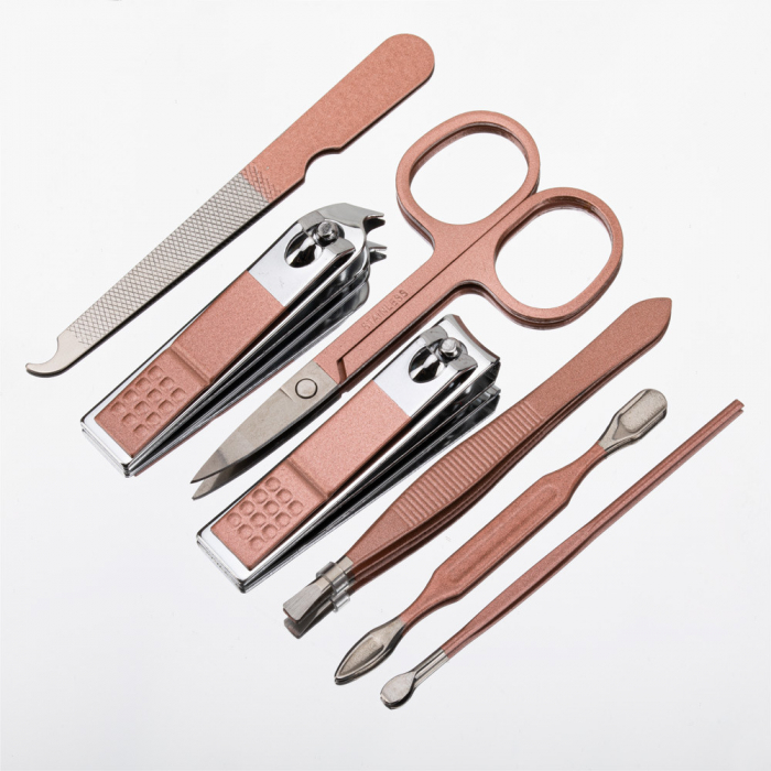 Trusa manichiura 7 piese, Rose&Gold [3]