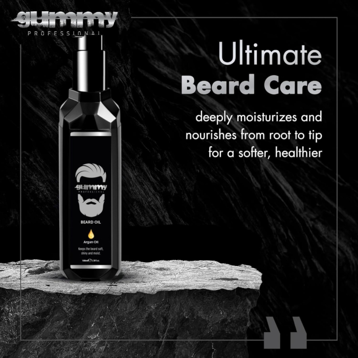 Ulei de Barbă Profesional 100ml – Gummy Beard Oil - Hidratare Intensă, Nutriție și Strălucire Naturală [2]
