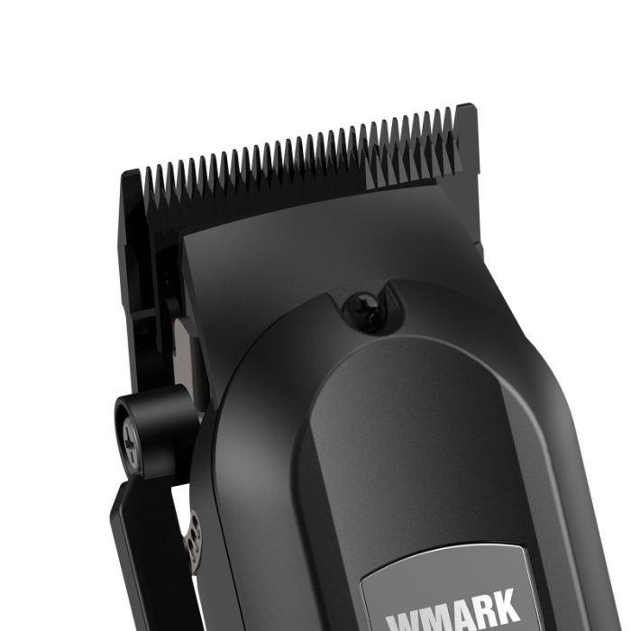 WMARK NG-119 – Mașină de tuns profesională Zero Gapped, 440C Stainless Steel, 7000 RPM, 240 min autonomie - Gri [4]