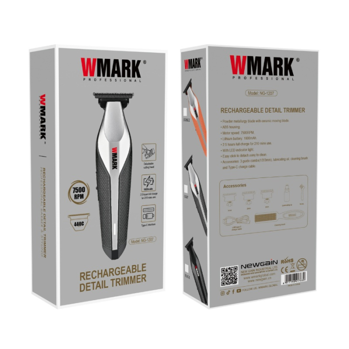 WMARK NG-1207 Trimmer profesional – Precizie, putere și autonomie ridicată [3]