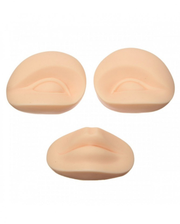 Make-up - Accesorii cap practica pentru gene false: 2 ochi si buze