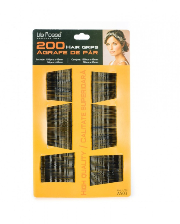 Accesorii frizerie - Agrafe pentru coafor coafura frizerie 200 buc Negre