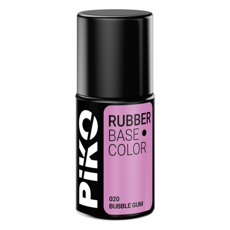 Base Coat Rubber PIKO, Bubble gum, 7 ml, 020 [1]