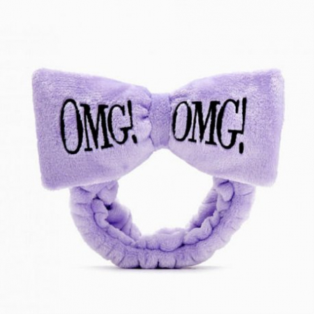 Accesorii frizerie - Bentita de par OMG pentru spa! Hair Band, Double Dare, mov deschis