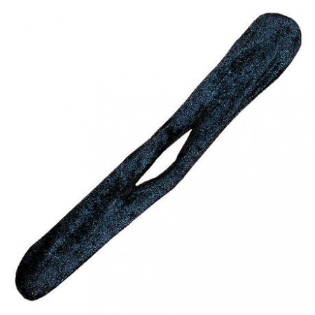 Elastice de par - Bentita par pentru coc, hair twister, catifea, gri
