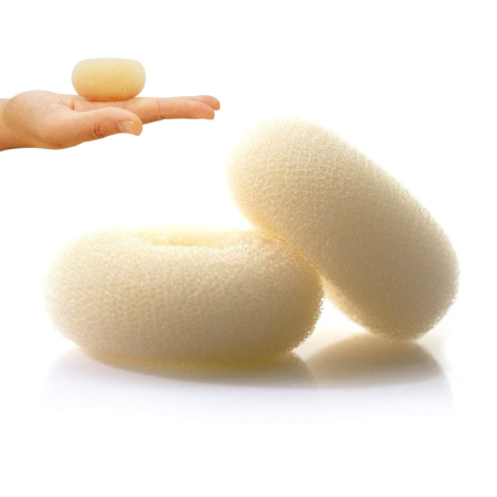 Coafor si Frizerie - Burete pentru Coc Blond S – Donut pentru Păr, Accesoriu pentru Coc și Volum