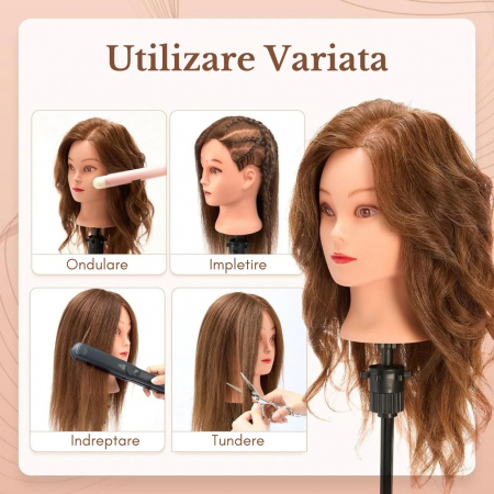 Cap manechin par natural 100% · 40 cm [4]