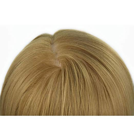 Cap practica manechin salon frizerie coafor Lung Des Sintetic 55cm Blond + 6 Piepteni carbon [3]