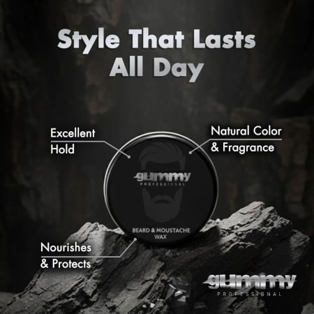 Ceară barbă și mustață Gummy 50ml – Fixare puternică, definire și styling profesional [1]