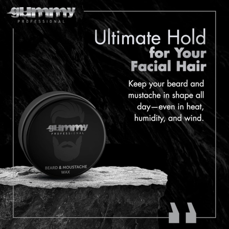 Ceară barbă și mustață Gummy 50ml – Fixare puternică, definire și styling profesional [3]