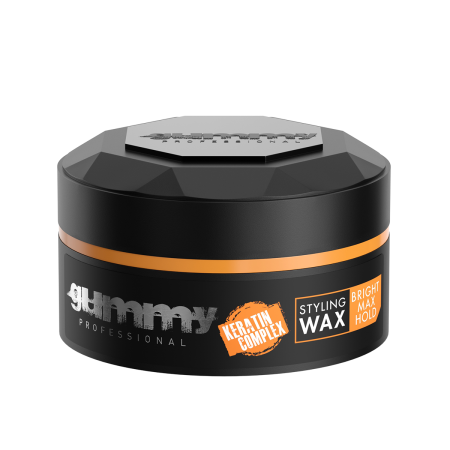 Ceara / Gel pentru par - Ceară de păr - Gummy Professional Hair Styling Wax Bright Max Hold 150ml – Fixare Maximă, Strălucire Intensă, Complex cu Keratină