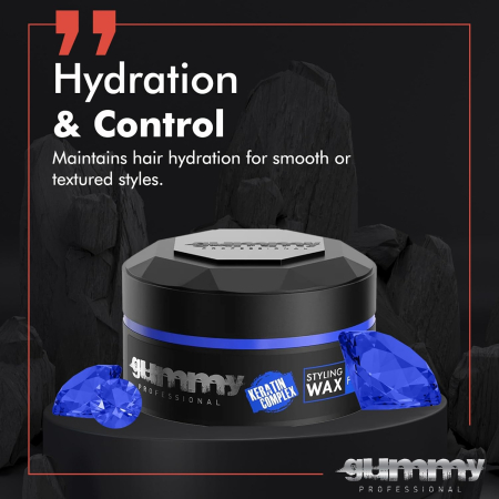 Ceară de păr - Gummy Professional Hair Styling Wax Hard Finish 150ml – Fixare Puternică, Finish Mat, Control Profesional [1]