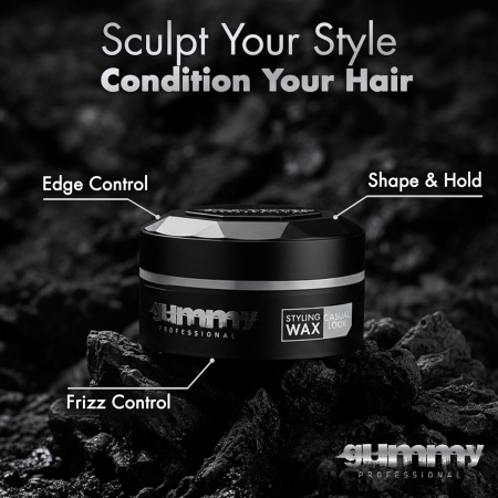 Ceară de păr - Gummy Styling Wax Casual Look 150ml – Fixare Medie, Finish Mat, Textură Naturală [4]