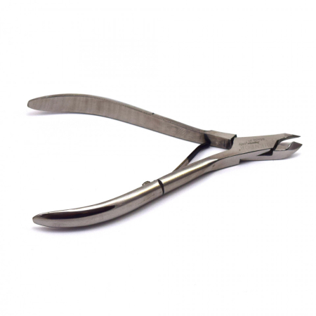 Trusa manichiura - Cleste manichiura / pedichiura profesional pentru cuticule Henbor, 3mm, otel inoxidabil, silver