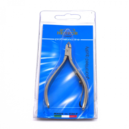 Trusa manichiura - Cleste manichiura / pedichiura profesional pentru cuticule Henbor, 7mm, otel inoxidabil, silver