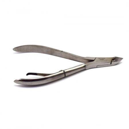 Cleste manichiura / pedichiura profesional pentru cuticule Henbor, 7mm, otel inoxidabil, silver [2]