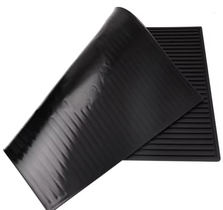 Covoras barbershop, cauciucat, pentru ustensile frizerie, 45x30 cm [4]