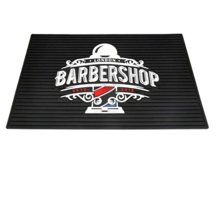 Covoras barbershop, cauciucat, pentru ustensile frizerie, 45x30 cm [1]
