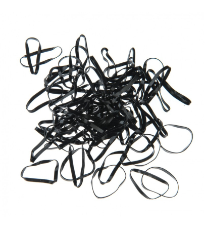 Accesorii frizerie - Elastice mici pentru par negre