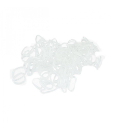 Accesorii frizerie - Elastice mici pentru par transparente