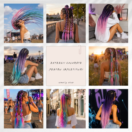 Extensie Păr Jumbo Braid Golden Marigold – Păr Sintetic pentru Împletituri Afro [2]