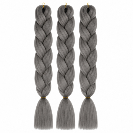 Extensie Păr Jumbo Braid Silver Mist – Păr Sintetic Premium pentru Împletituri Afro [1]