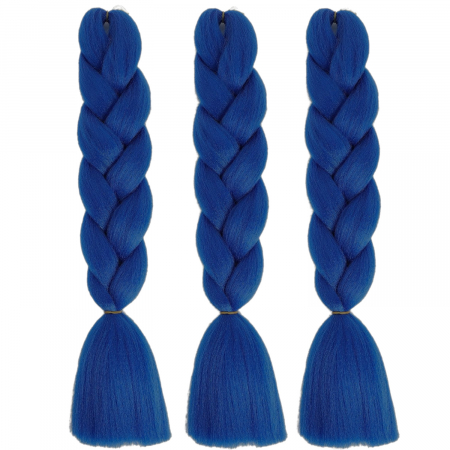 Extensii de par colorate - Extensii colorate pentru impletituri · albastru