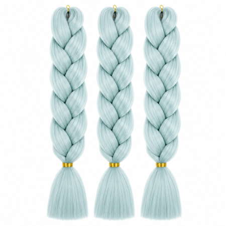 Extensii par sintetic coada pentru impletituri Ice Mint [1]