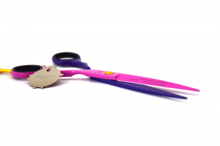 Foarfeca de tuns Henbor Golden Line Pink&Purple 6" [3]