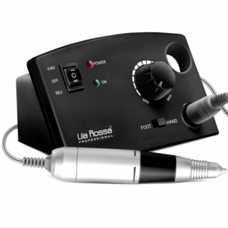 Freza electrica unghii · 35.000 rpm · cu pedala · neagra [1]