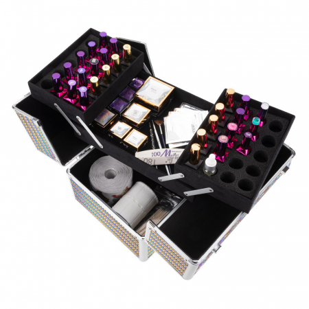 Geanta cosmetice · marime XL · roz-auriu [1]