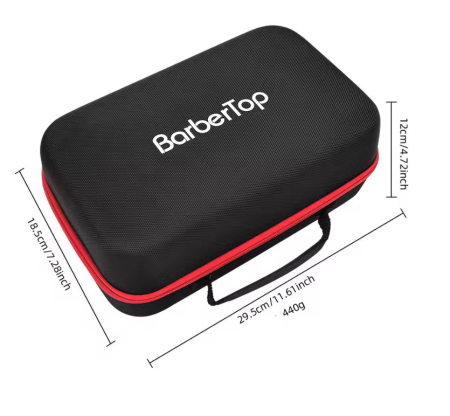 Geanta profesionala pentru ustensile frizerie si coafor, neagra, 30x12x19cm, spatioasa [7]