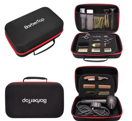 Geanta profesionala pentru ustensile frizerie si coafor, neagra, 30x12x19cm, spatioasa [5]