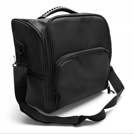 Genti Cosmetice - Geanta voiaj, transport cosmetice, produse frizerie, cu 3 portfarduri detasabile, 30x29x22 cm