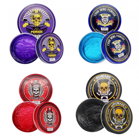 Gel pentru par Pomada Barber Shop, model Retro, aroma Capsuni, pentru barbati [1]